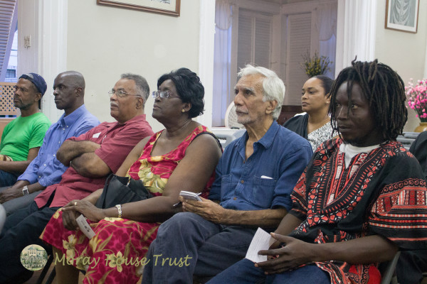 Section of the audience at the launch of Professor Cambridge's book